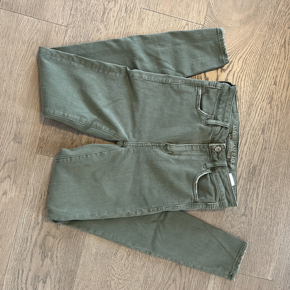 Green Skinny Jeans